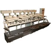 Сменный комплект чугунных блок-форм для вафель (четыре пары) для печи ПК-4